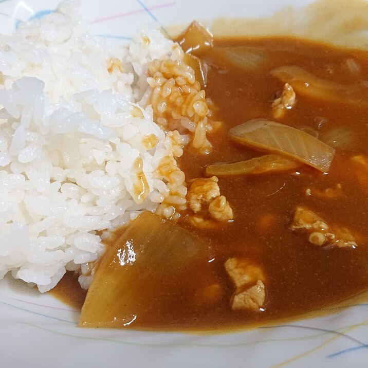 具少なめ簡単ポークカレー*